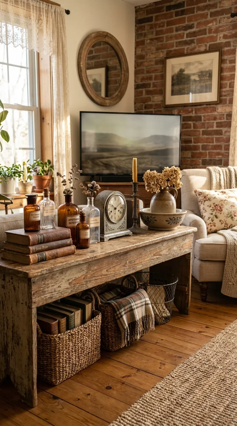 farmhouse tv stand decor ideas Vintage Farmhouse Finds