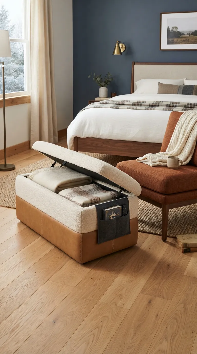 guest bedroom storage ideas Storage Ottoman