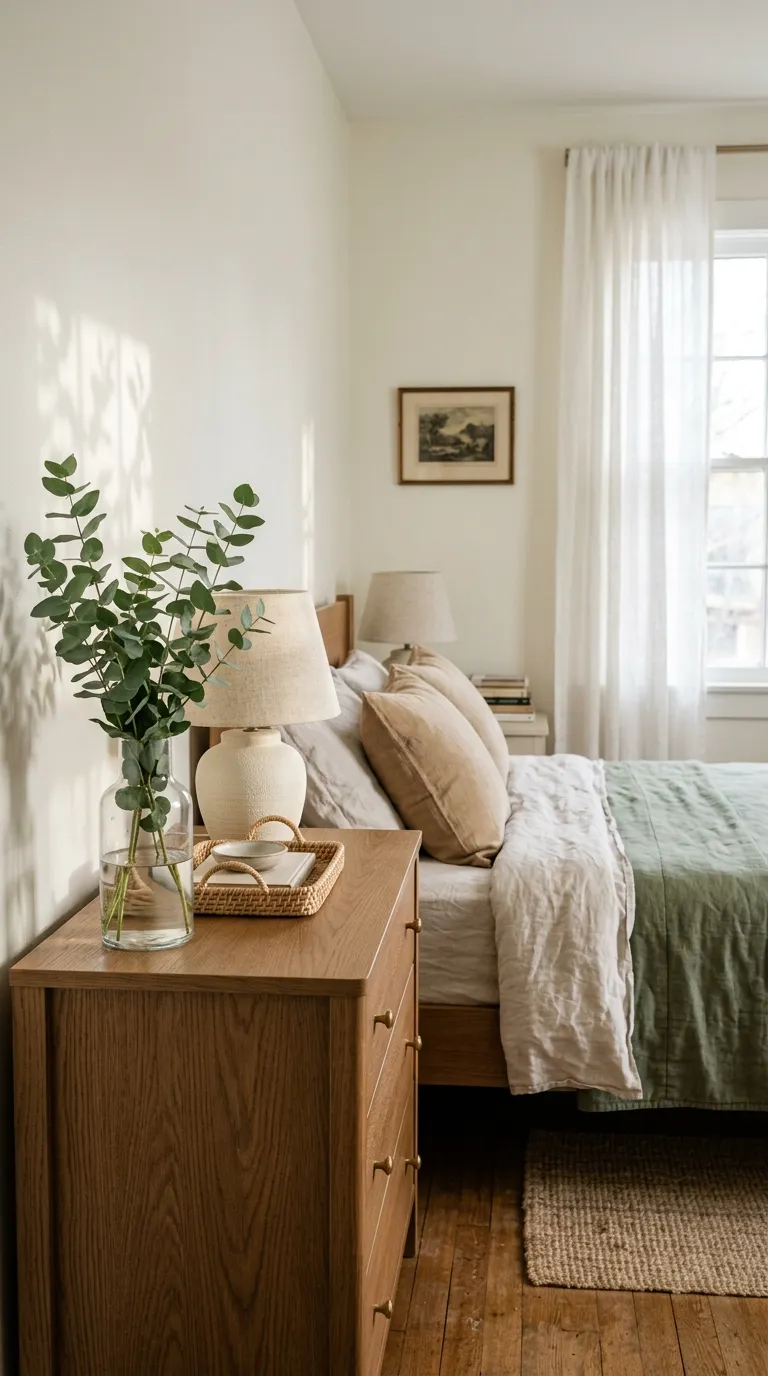 guest room aesthetic ideas Add Fresh-Looking Greenery