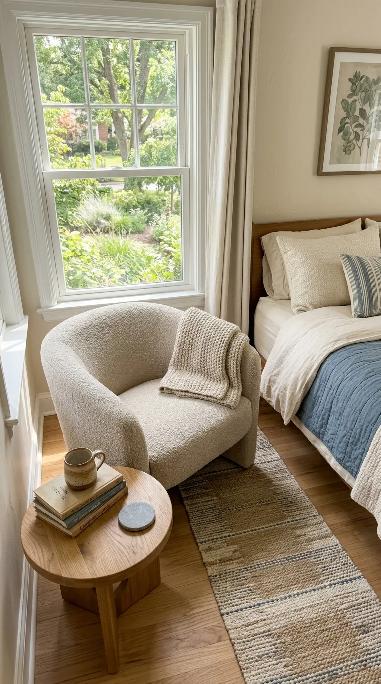 guest room aesthetic ideas Create a Small Sitting Spot