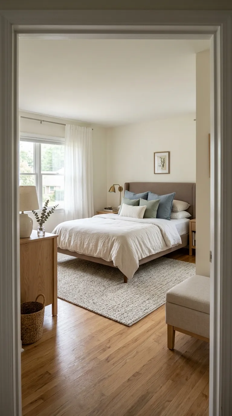 guest room aesthetic ideas Keep Colors Calm