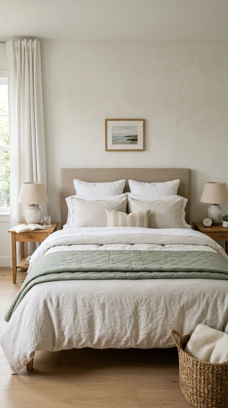 guest room aesthetic ideas Layer Crisp Bedding