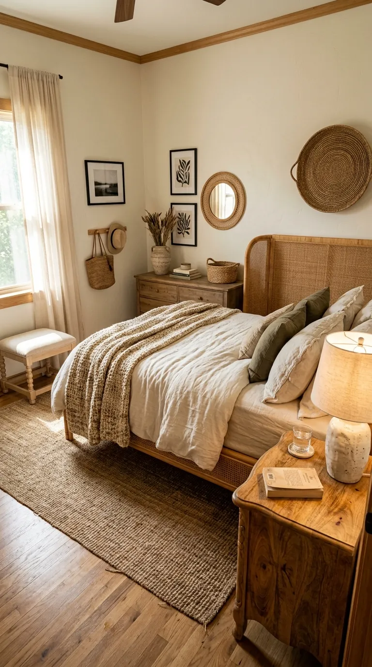 guest room aesthetic ideas Layer Natural Textures