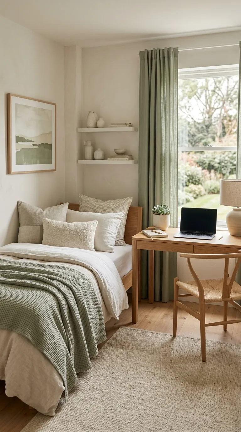 guest room office combo ideas Calm Color Palette