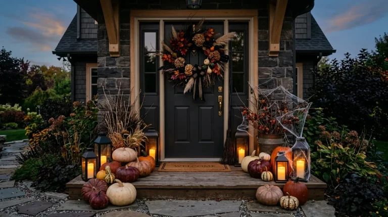 halloween porch
