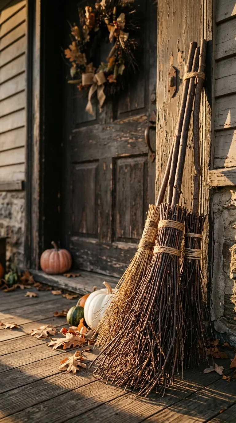 halloween porch Witchy Broom Bundle