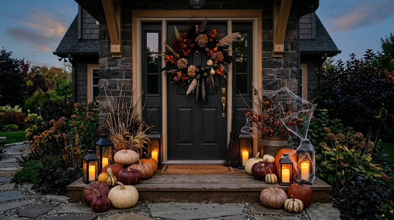 halloween porch