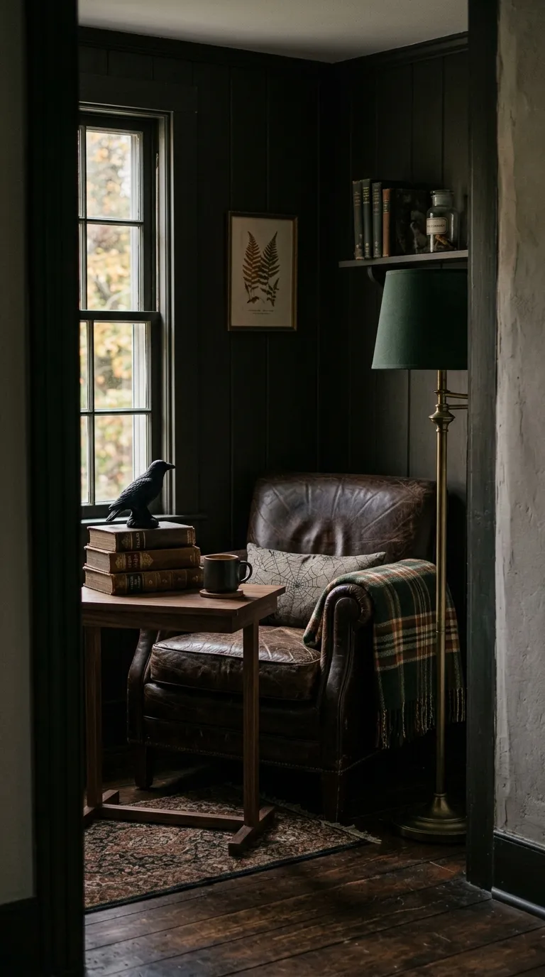 halloween room decor Shadowy Reading Corner