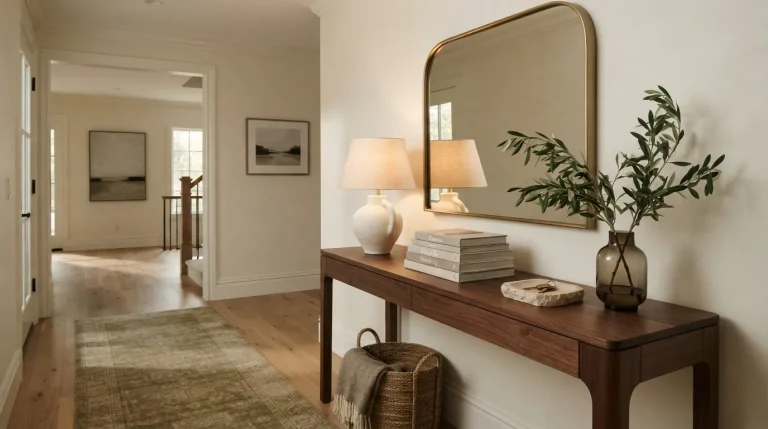 hallway console table decor ideas
