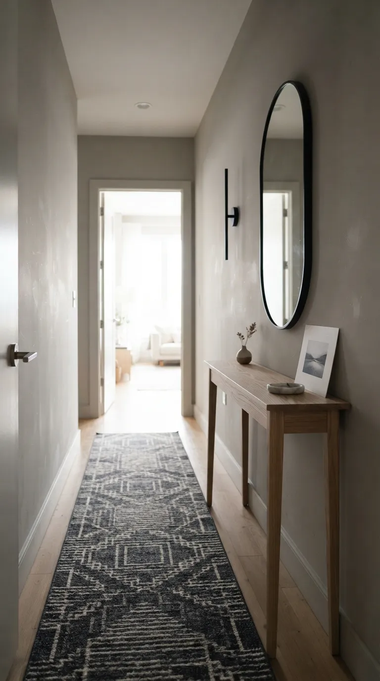 hallway console table decor ideas Choose a Slim Console