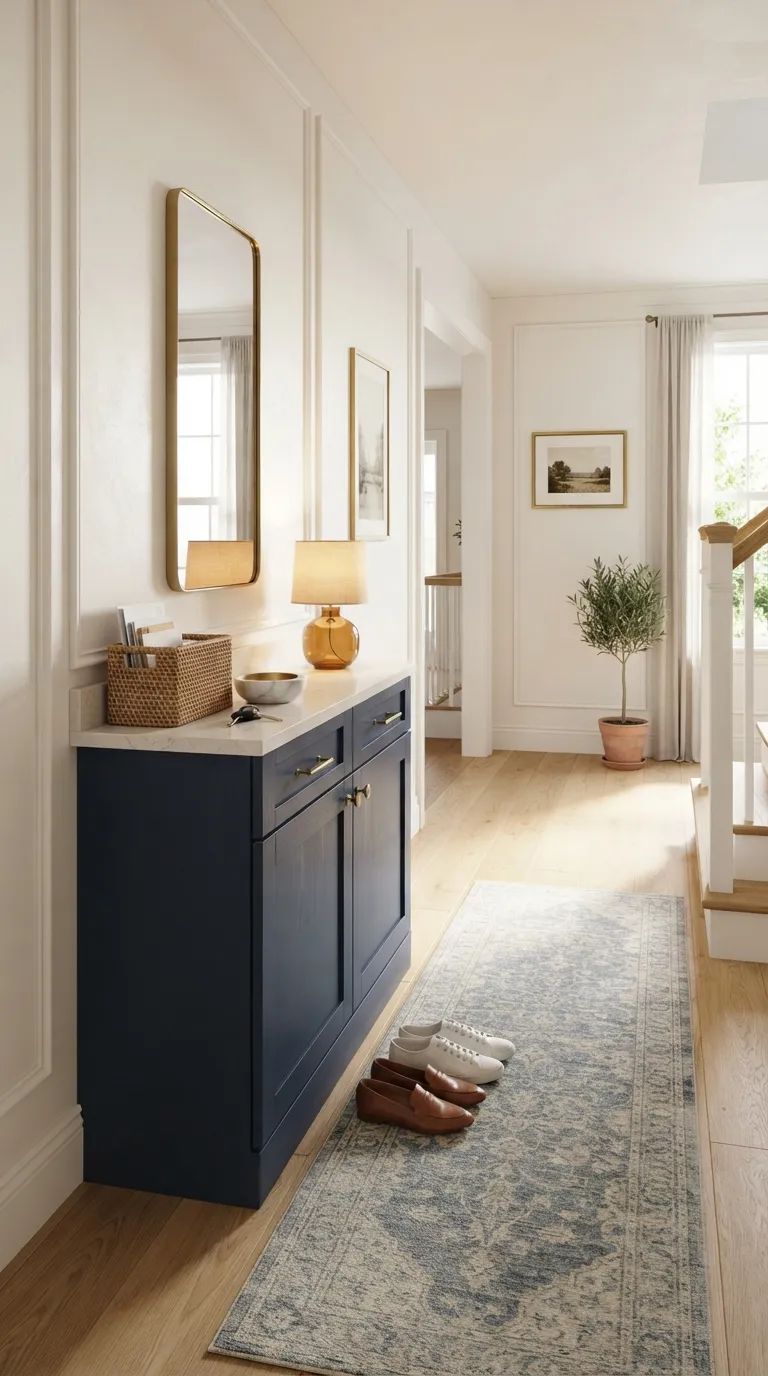 hallway console table decor ideas Make Room for Storage