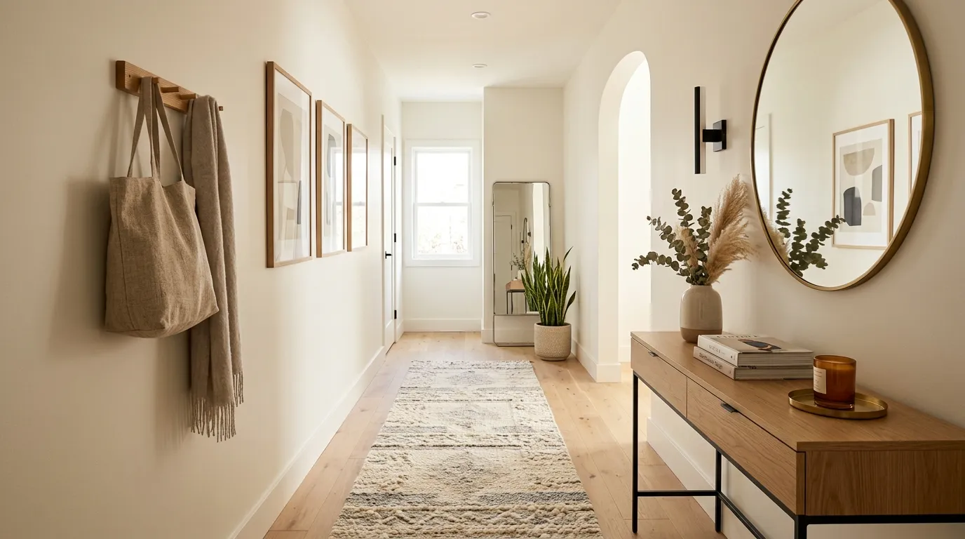 hallway decorating ideas on a budget Textured Runner