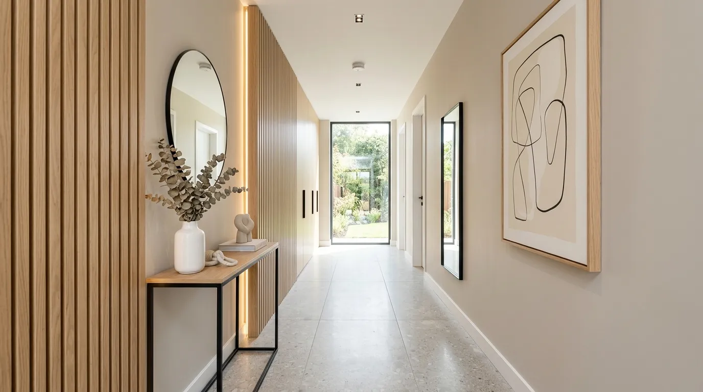 hallway decorating ideas on a budget Wall Panel Details