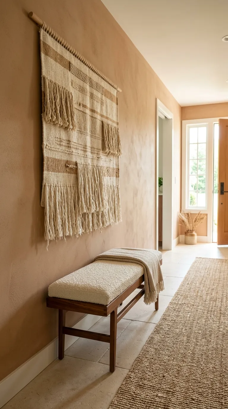 hallway wall decor ideas Woven Wall Hanging