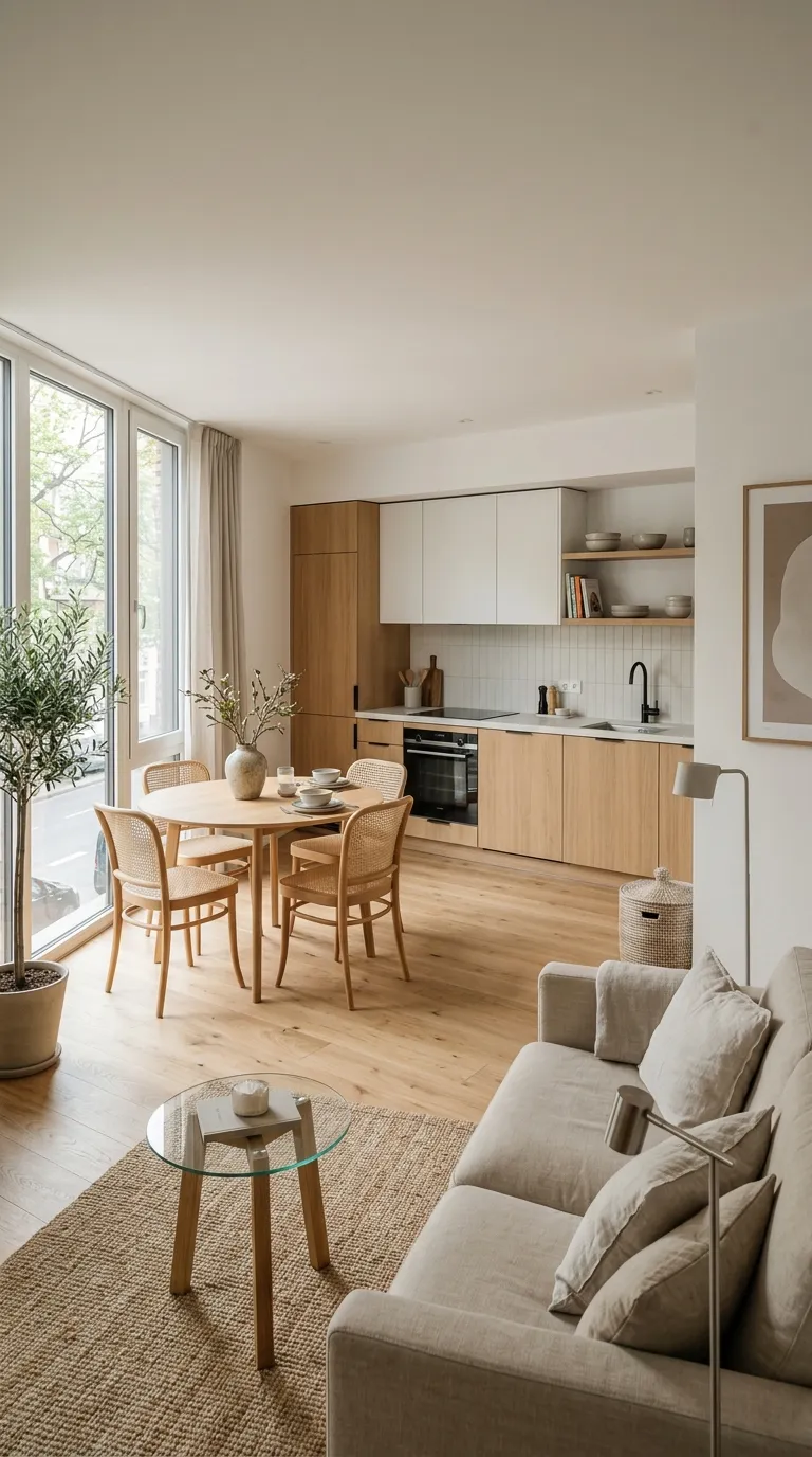 how to make a small apartment look bigger Open Floor Layout