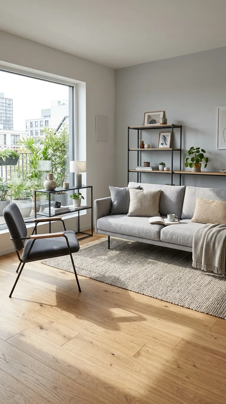 how to make a small apartment look bigger Slim Furniture Shapes