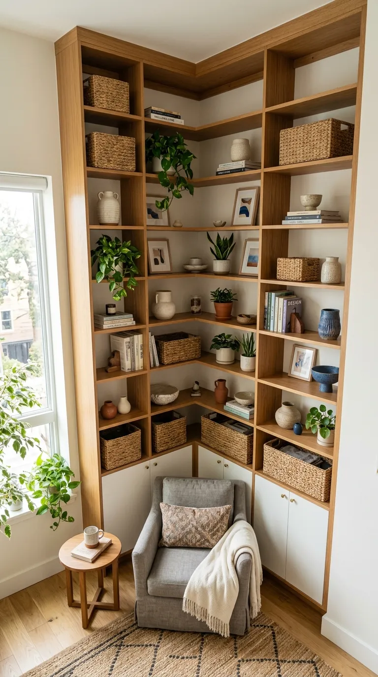 how to make a small apartment look bigger Vertical Storage