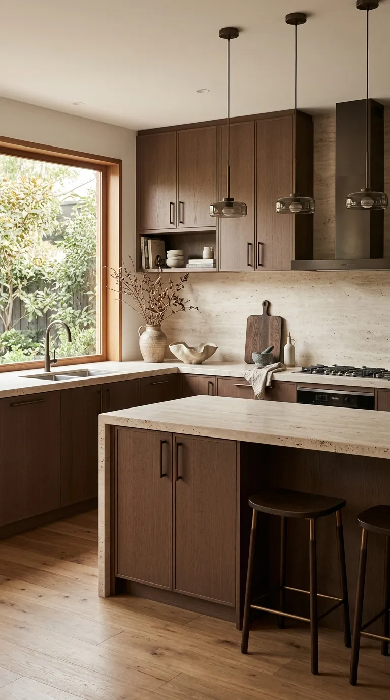 kitchen cabinet color ideas Cocoa Brown