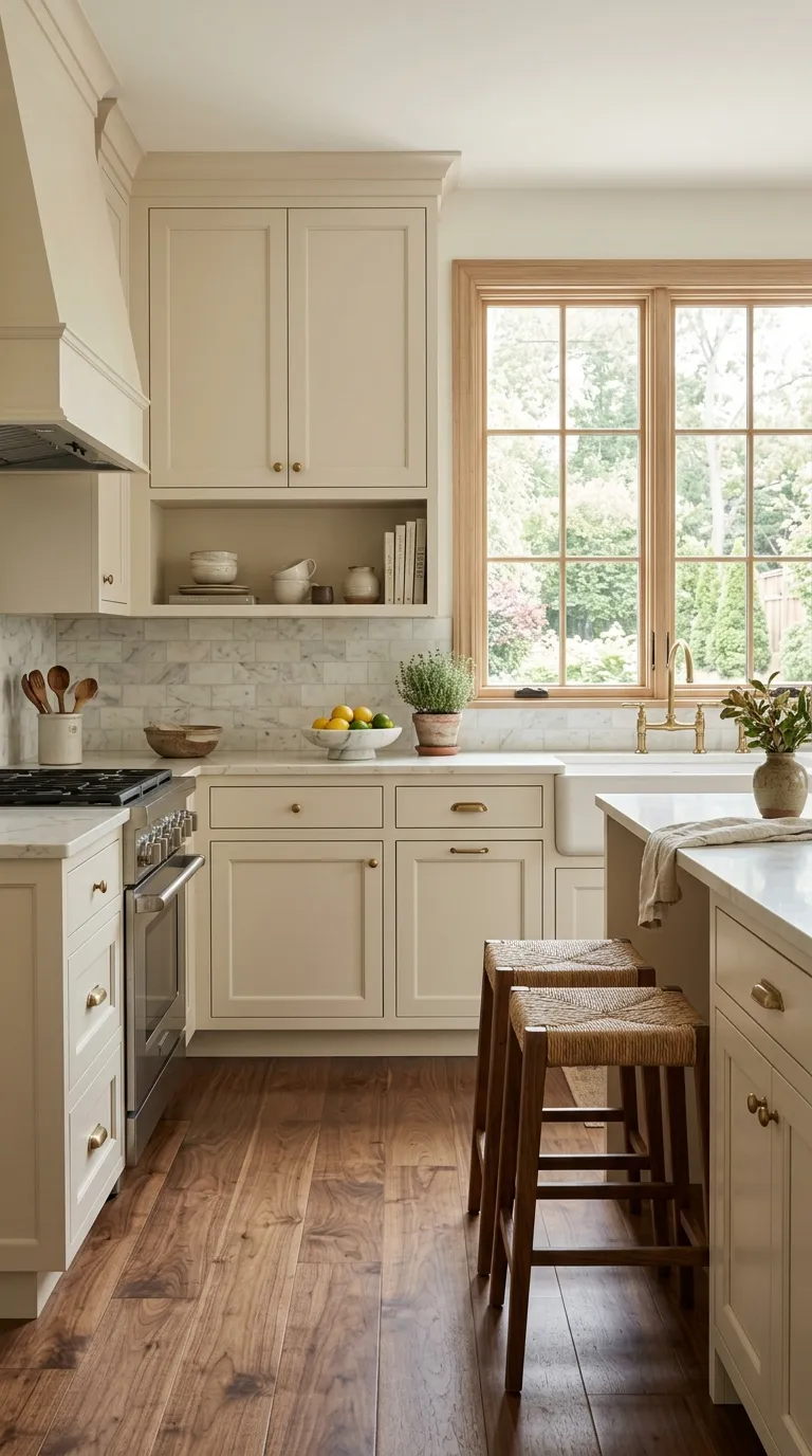 kitchen cabinet color ideas Creamy Beige