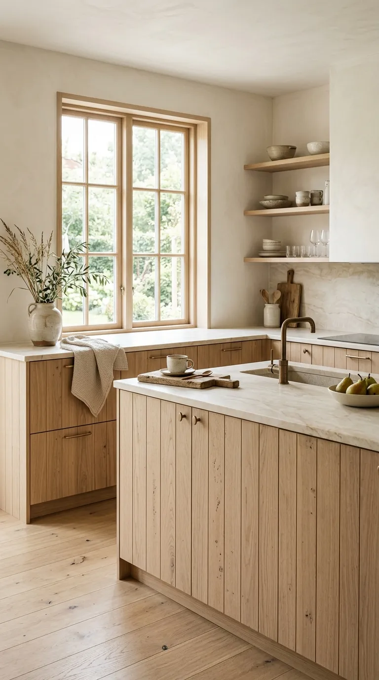 kitchen cabinet color ideas Pale Oak