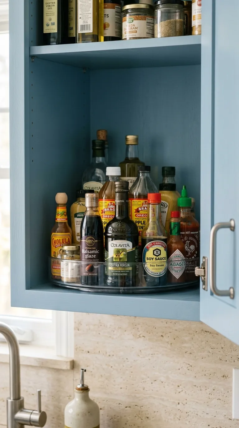 kitchen cabinet organization ideas Lazy Susan Cabinet
