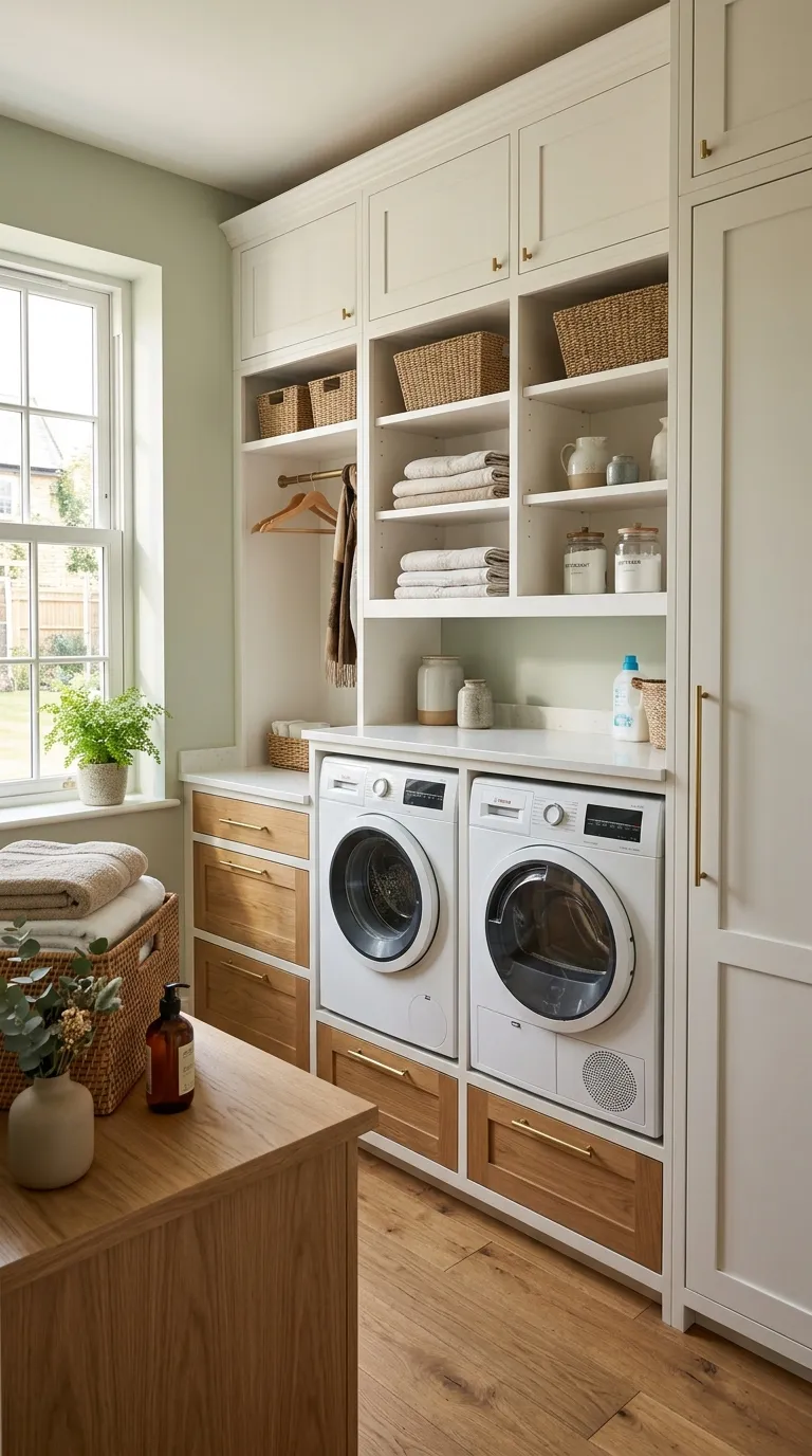 laundry room makeover ideas Built-In Cabinetry