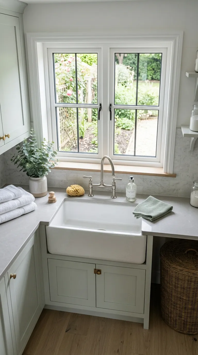 laundry room makeover ideas Deep Utility Sink