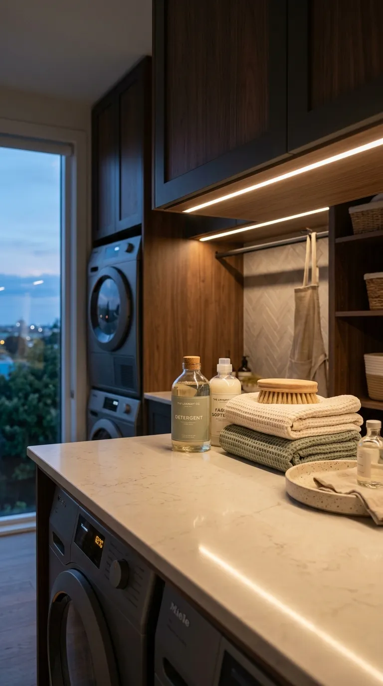 laundry room makeover ideas Under-Cabinet Lighting