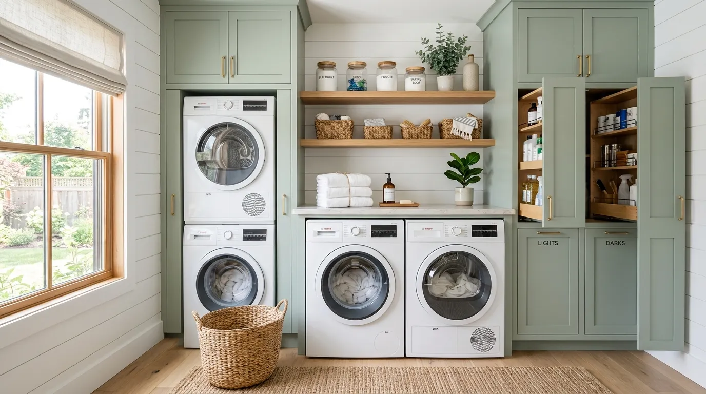 laundry room storage ideas for small spaces