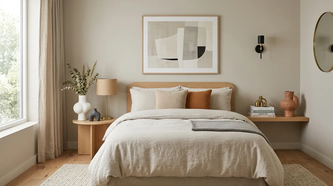 modern guest room decor ideas Sculptural Decor Accents