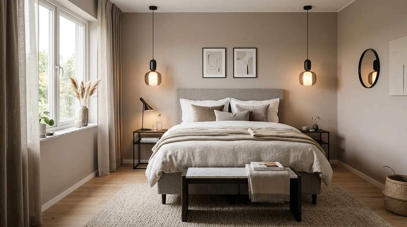 modern guest room decor ideas Statement Lighting