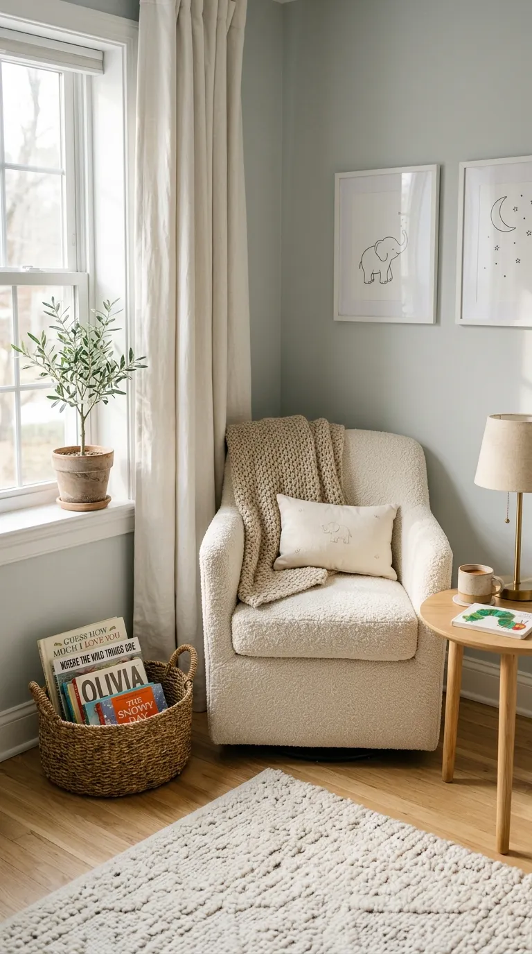 nursery decor ideas on a budget Cozy Reading Corner