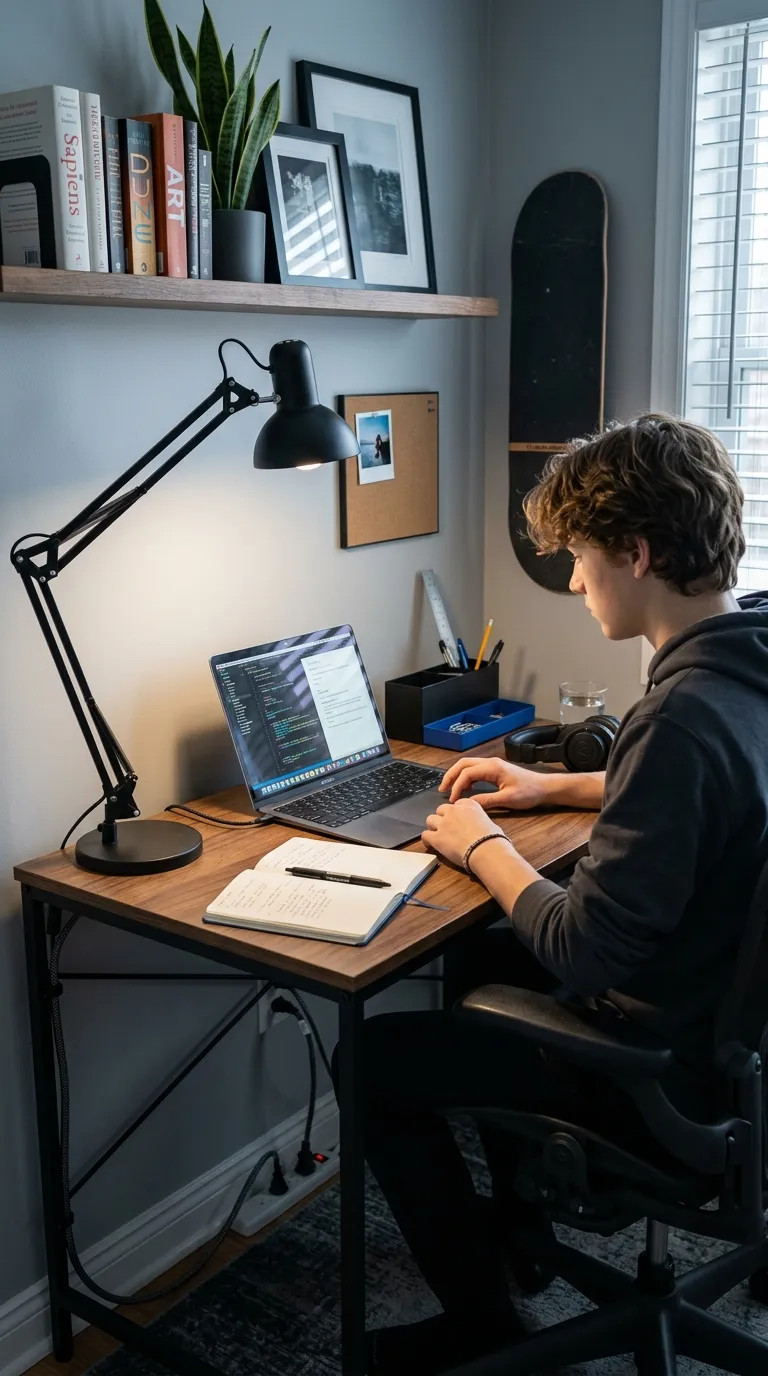room ideas for teens boys LED Desk Lighting