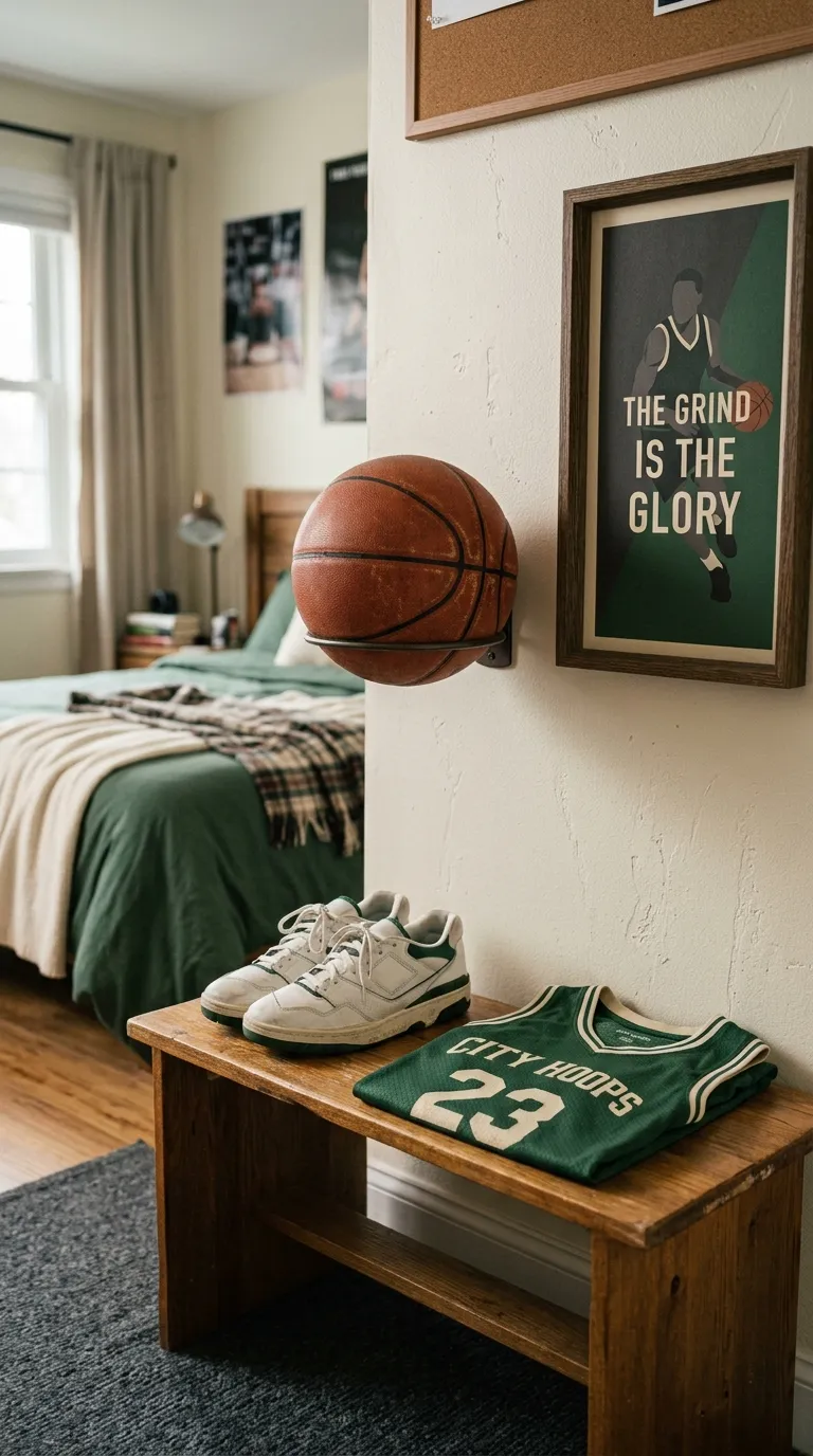 room ideas for teens boys Sport Display Corner