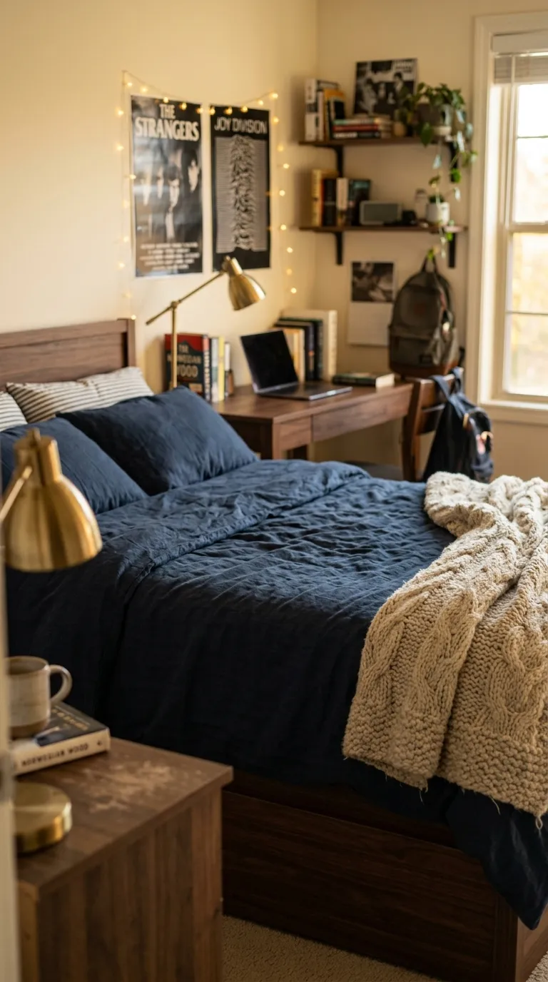 room ideas for teens boys Textured Throw Blanket