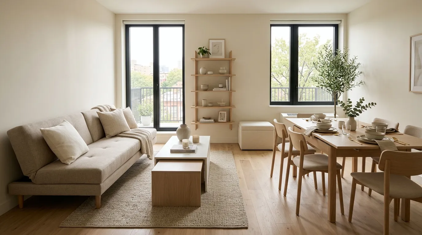 small apartment aesthetic ideas Multi-Functional Furniture