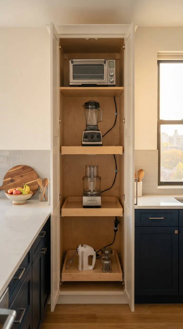 small apartment kitchen organization ideas Give Appliances One Home
