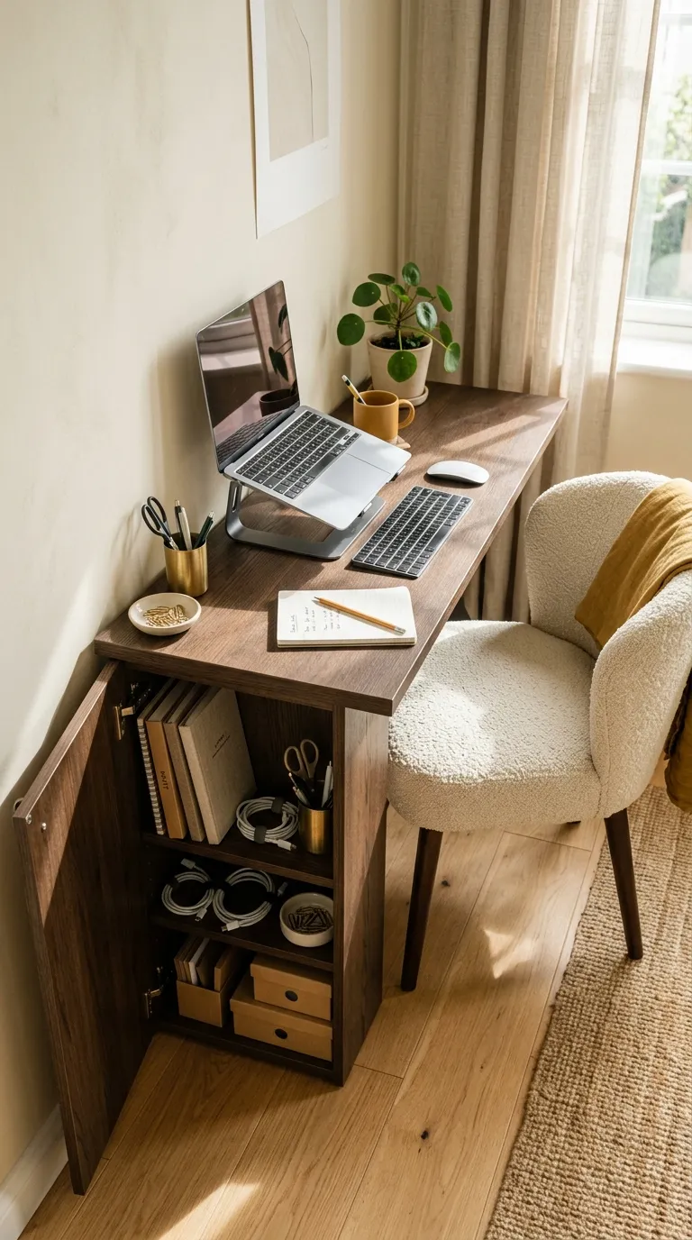 small bedroom storage ideas Under-Desk Cabinets