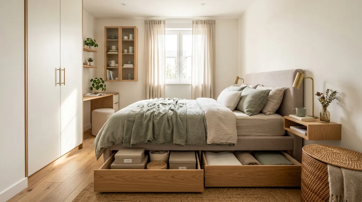small bedroom storage ideas