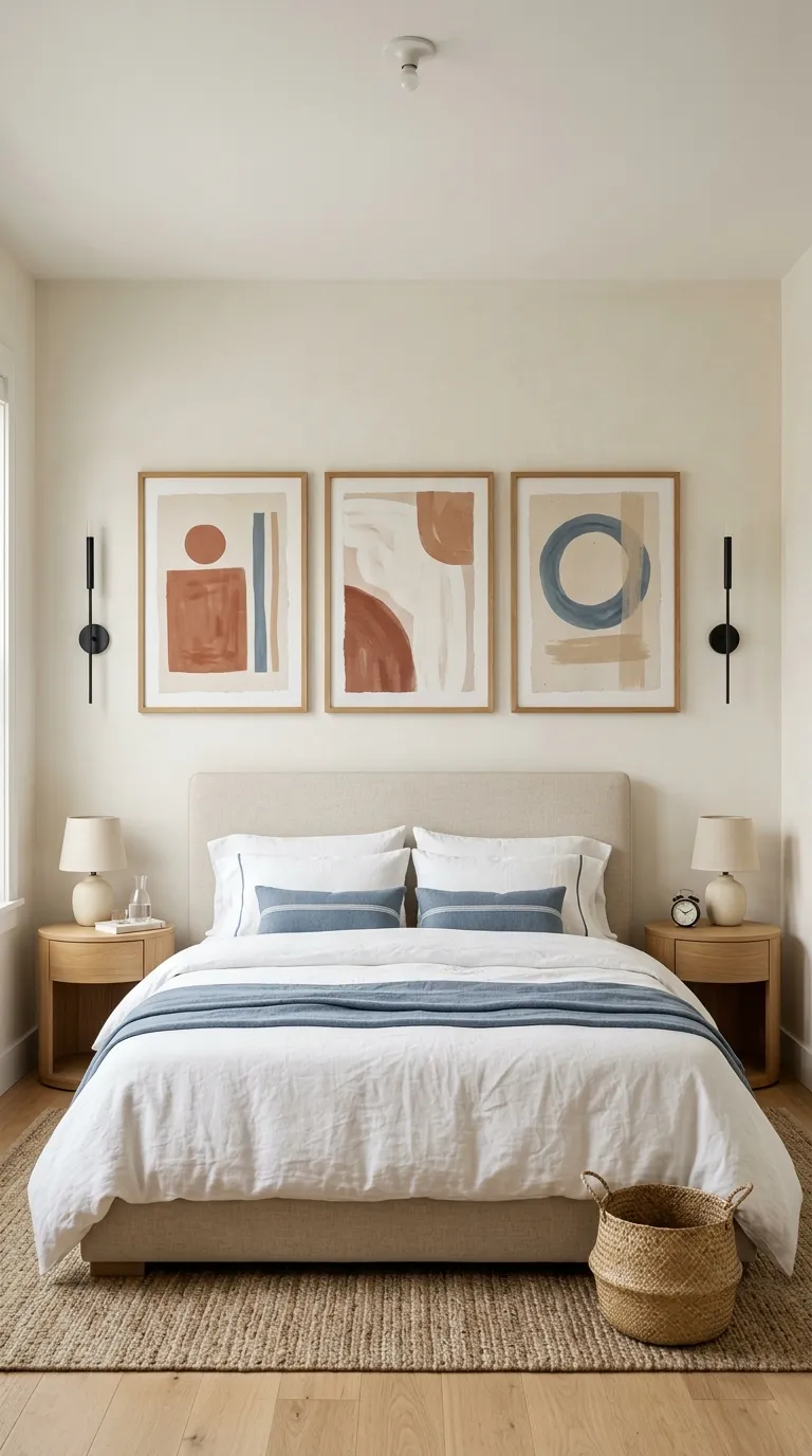 terracotta and blue bedroom decor Terracotta Wall Art