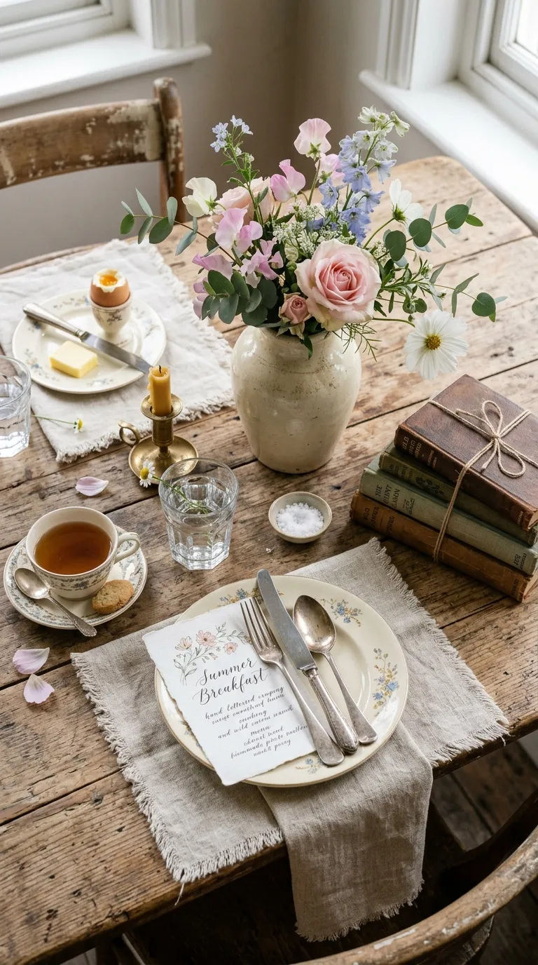 vintage decor on a budget Classic Floral Arrangements