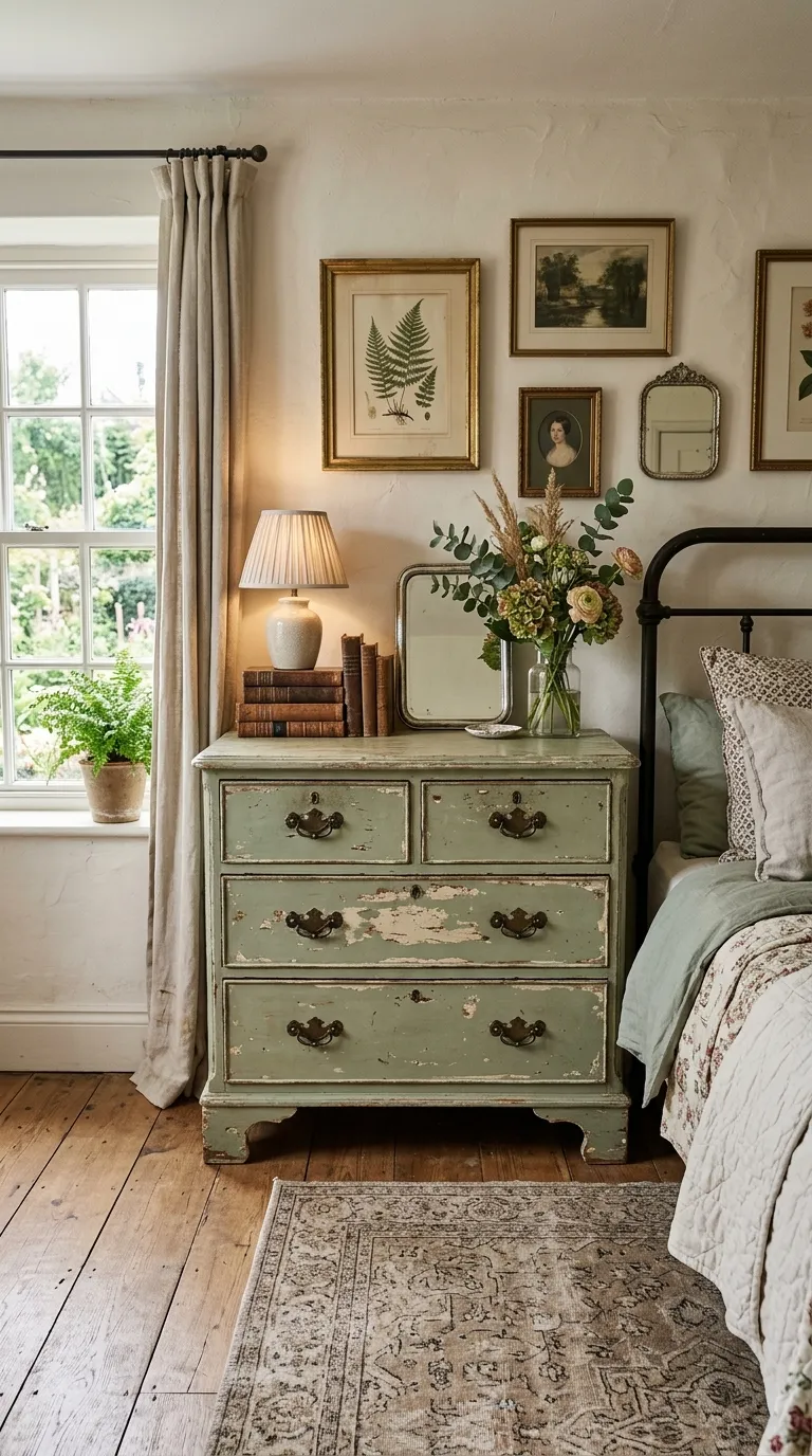 vintage decor on a budget Distressed Paint Finishes
