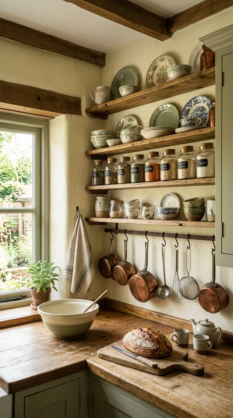 vintage decor on a budget Vintage Kitchen Touches