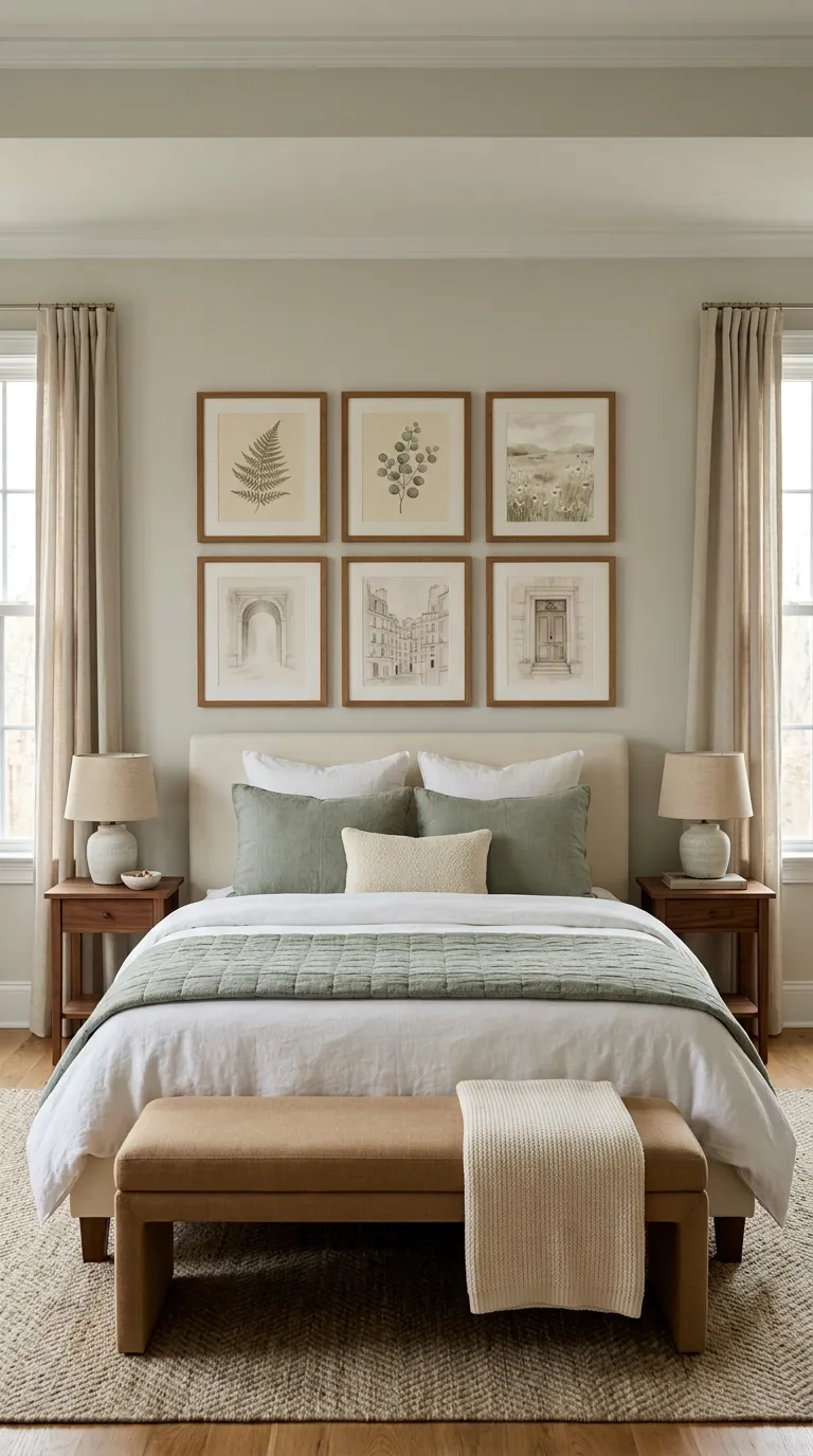 wall art ideas bedroom Gallery Grid Layout