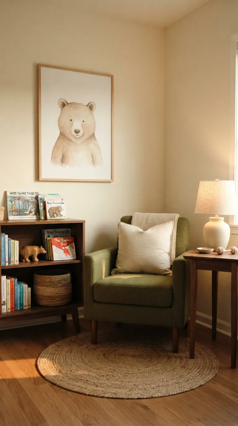 woodland nursery decor ideas Bear-Themed Corner