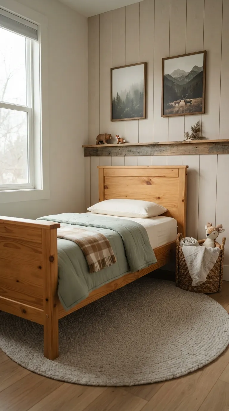 woodland nursery decor ideas Cozy Cabin Bedding