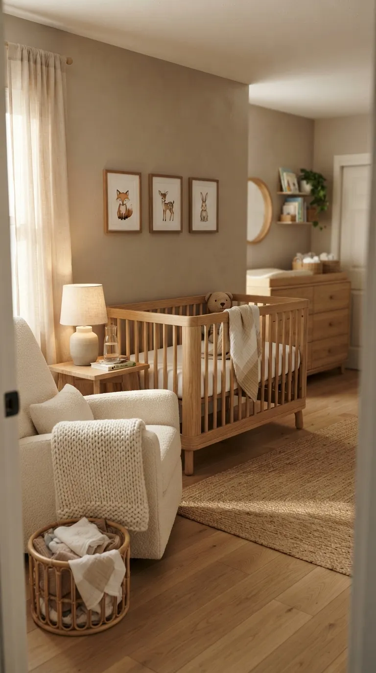 woodland nursery decor ideas Rustic Wood Crib