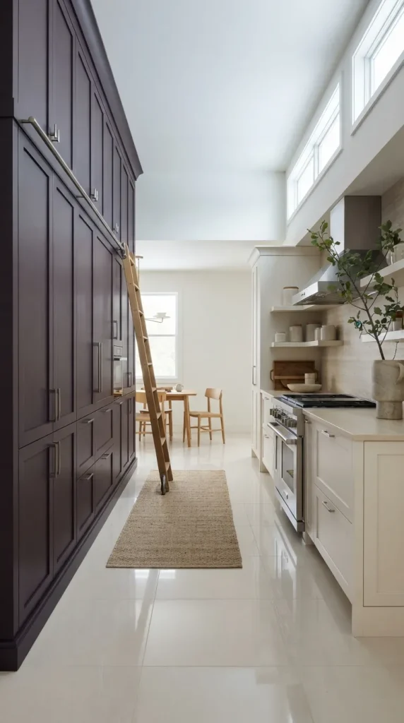 Aubergine Ceiling-Height Cabinetry
