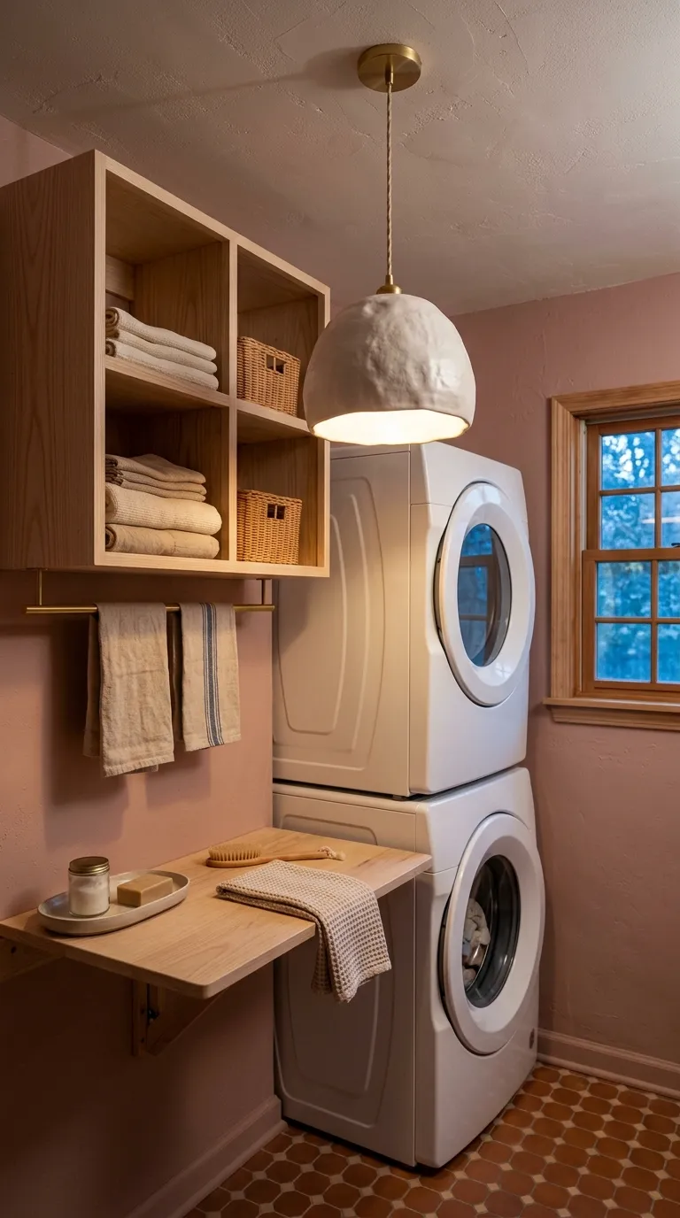 aesthetic laundry room ideas Soft Pendant Lighting