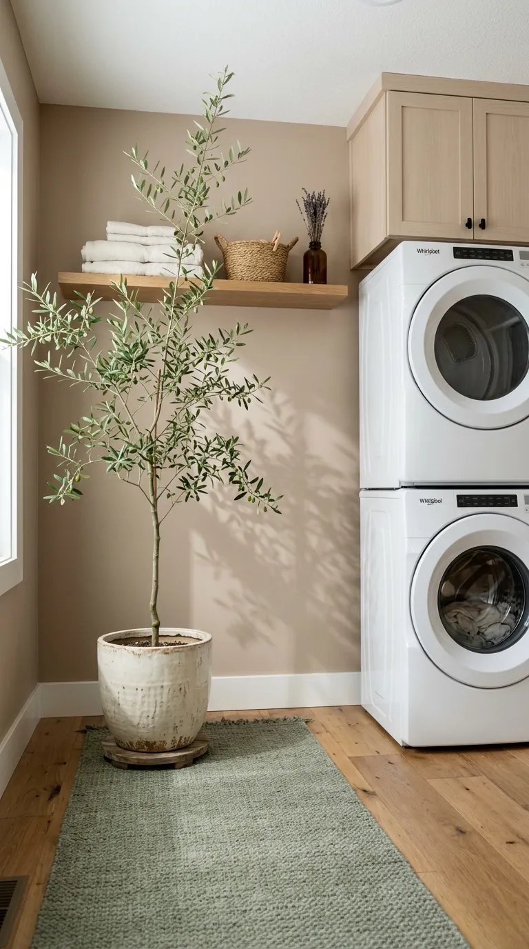 aesthetic laundry room ideas Vertical Greenery